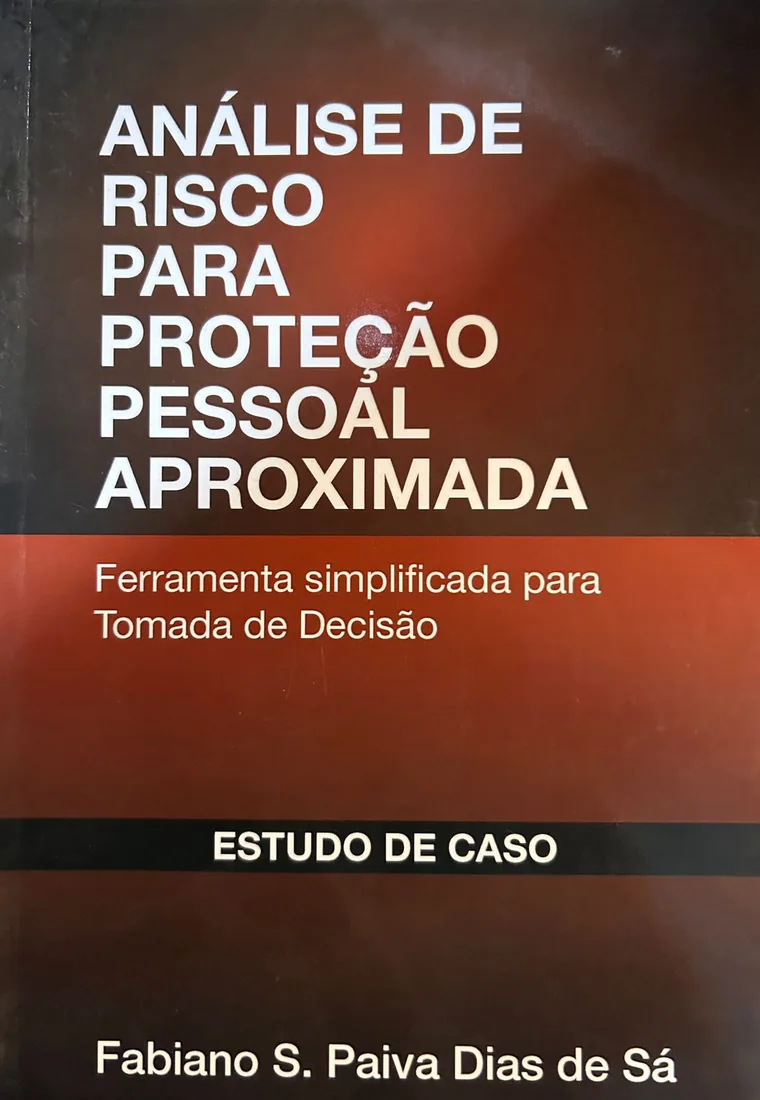 Capa do livro Análise de Risco para Proteção Pessoal Aproximada